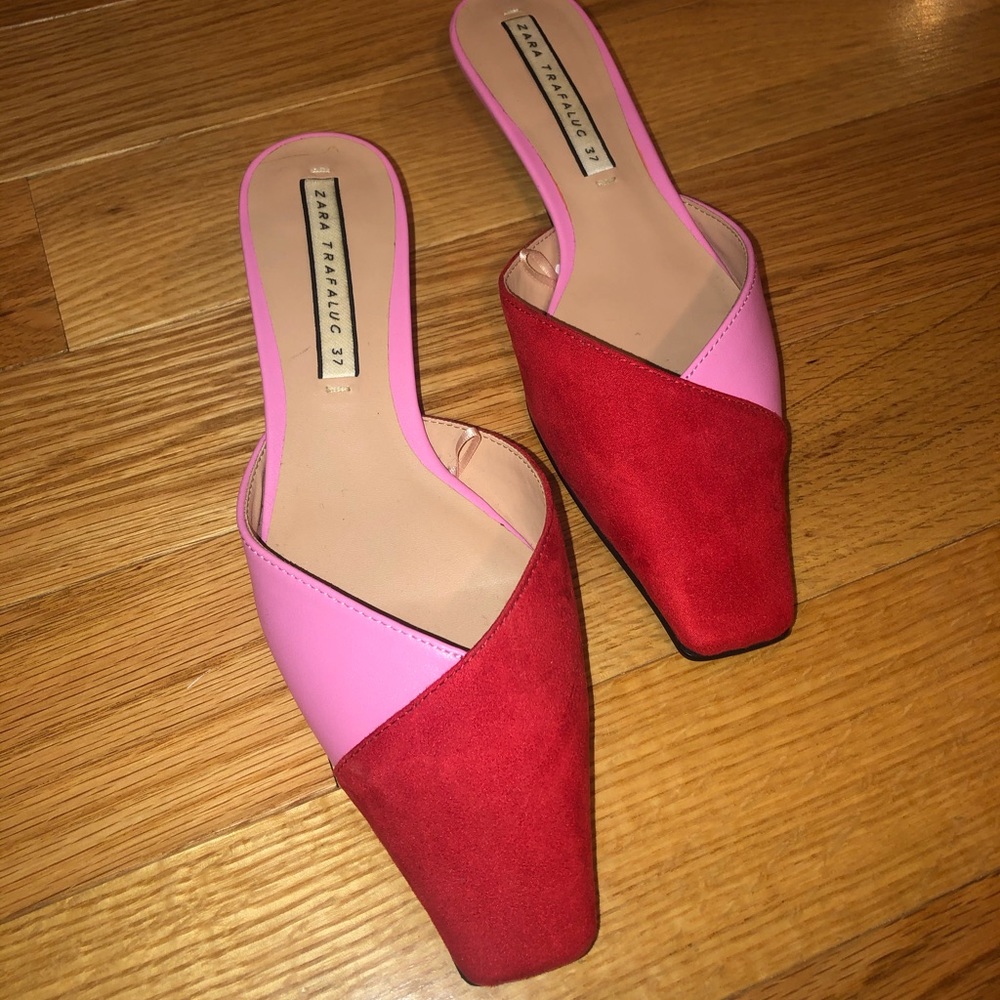 Zara Color Block Flats